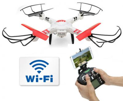 Квадрокоптер WL Toys V686K Explore WiFi FPV 2.4GHz RTF Белый