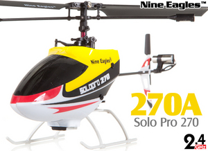 Вертолет Nine Eagles Solo PRO 270 2.4 GHz (Yellow RTF Version) (NE R/C 270A) NE30227024201002 Желтый