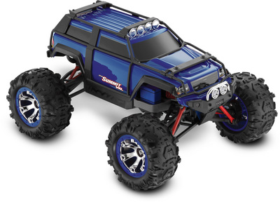 Автомобиль Traxxas Summit VXL Brushless 4WD 1:16 EP 2.4Ghz (Blue RTR Version) 7207 ― РуМ - Радиоуправляемые Модели