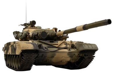 Танк VSTANK PRO Russian Army Tank T72 M1 1:24 Airsoft (Camouflage RTR Version) A02106673 камуфляж