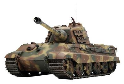 Танк VSTANK PRO German King Tiger 1:24 Airsoft (Camouflage RTR Version) A03102641 камуфляж