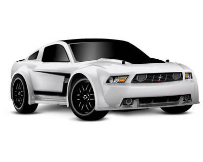 Автомобиль Traxxas Ford Mustang Boss 302 VXL 4WD 1:16 EP 2.4Ghz (White RTR Version) 7304 ― РуМ - Радиоуправляемые Модели