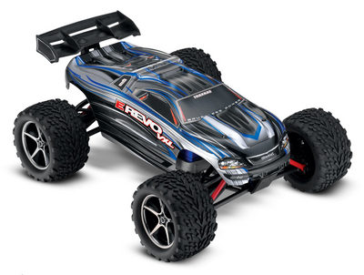 Автомобиль Traxxas E-Revo VXL Brushless 4WD 1:16 2.4Ghz (RTR Version) 7107 Silver ― РуМ - Радиоуправляемые Модели