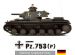 Танк VSTANK PRO German Pz.753(r) 1:24 Airsoft (Grey RTR Version) A03102632 серый