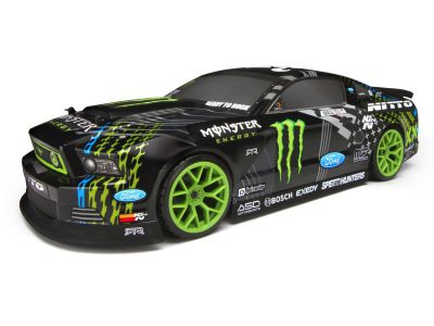 Автомобиль HPI E10 Drift 2013 Mustang Monster Energy/NITTO 4WD 1:10 2.4 GHz (RTR) 111664