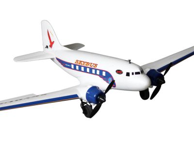 Самолет Dynam SkyBus Douglas DC-3 Brushless 2.4GHz RTF Белый