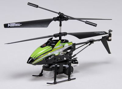 Вертолёт WLtoys микро BUBLE Copter мыльные пузыри (зелёный) V757