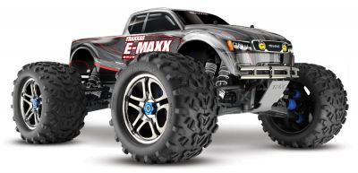 Автомобиль Traxxas E-Maxx Brushless 4WD 1:10 EP 2.4Ghz (Silver RTR Version) 3908