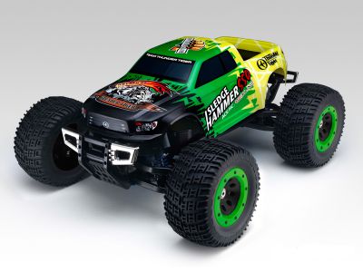 Автомобиль Thunder Tiger MTA-4 Sledge Hammer S50 PRO Монстр 1:8 2.4GHz RTR Нитро (6225-F114) Зеленый