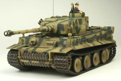 Танк VSTANK PRO German Tiger I LP 1:24 Airsoft (Camouflage RTR Version) A03101680 хаки