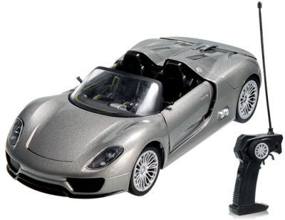 Автомобиль Meizhi Porsche 918 Spyder 1:14 27MHz (MZ-2046) Серый