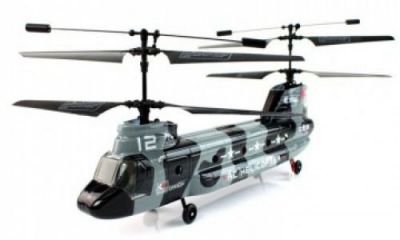 Вертолёт Esky Tandem Rotor Chinook 4ch 2.4G RTF, 002328 Camouflage Камуфляж