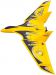 Летающее крыло Joysway Invader 2.4 GHz 347мм RTF Желто-черный