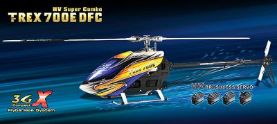 Вертолет Align T-REX 700E DFC HV Super Combo RC (KIT Version) KX018E15