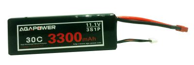 Аккумулятор AGA POWER Li-Po 3300mAh 11.1V 3S1P 30C Hardcase T-Plug