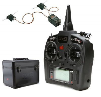 Комплект радиоаппаратуры Spektrum DX9 9-Channel DSMX (SPM9900) Черный