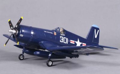 Самолет FMS Mini Chance Vought F4U Corsair 800 мм 3X 2.4GHz RTF c 3-х осевым гироскопом