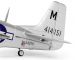 Самолёт FMS Mini P51 Mustang 2.4GHz RTF Синий (FMS016)