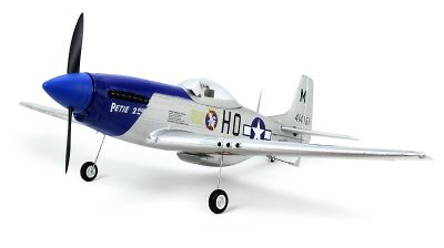 Самолёт FMS Mini P51 Mustang 2.4GHz RTF Синий (FMS016)