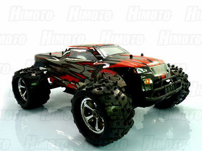 Автомобиль Himoto MegaE8MTLr - Монстр 1:8 Raider MegaE8MTL Brushless (Красный)