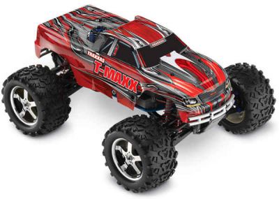 Автомобиль Traxxas T-Maxx 3.3 Nitro 4WD 1:10 2.4Ghz (RTR Version) 4907 Red ― РуМ - Радиоуправляемые Модели